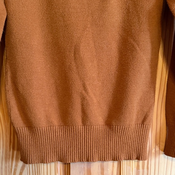 French Connection Rust Knit Sweater - Picture 4 of 10